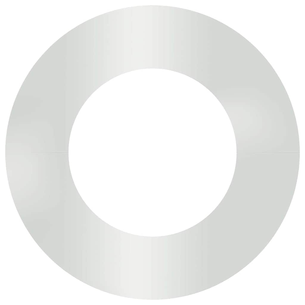 vidaXL κατάλληλο για δαχτυλίδι επίπεδου δέντρου Ασημί Ø40 / 70 εκ.