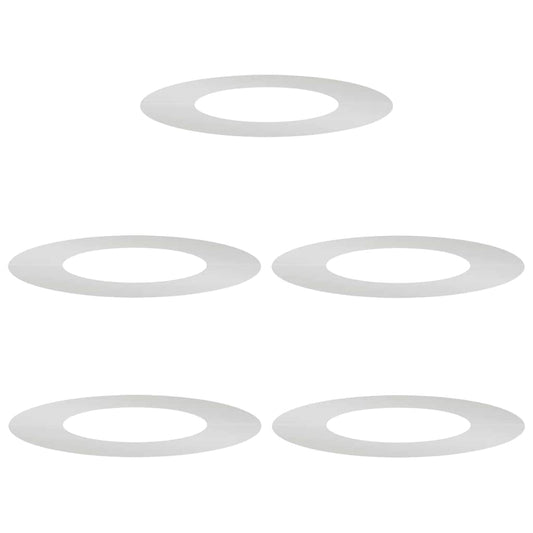 vidaXL κατάλληλο για επίπεδα δαχτυλίδια δέντρου 5 pcs Ασημί Ø40 / 70 εκ.