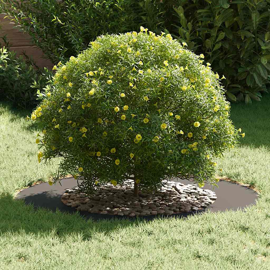 vidaXL κατάλληλο για δαχτυλίδι επίπεδου δέντρου Μαύρο Ø50 / 80 εκ.