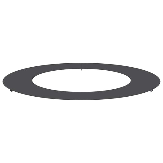 vidaXL κατάλληλο για δαχτυλίδι επίπεδου δέντρου Μαύρο Ø50 / 80 εκ.