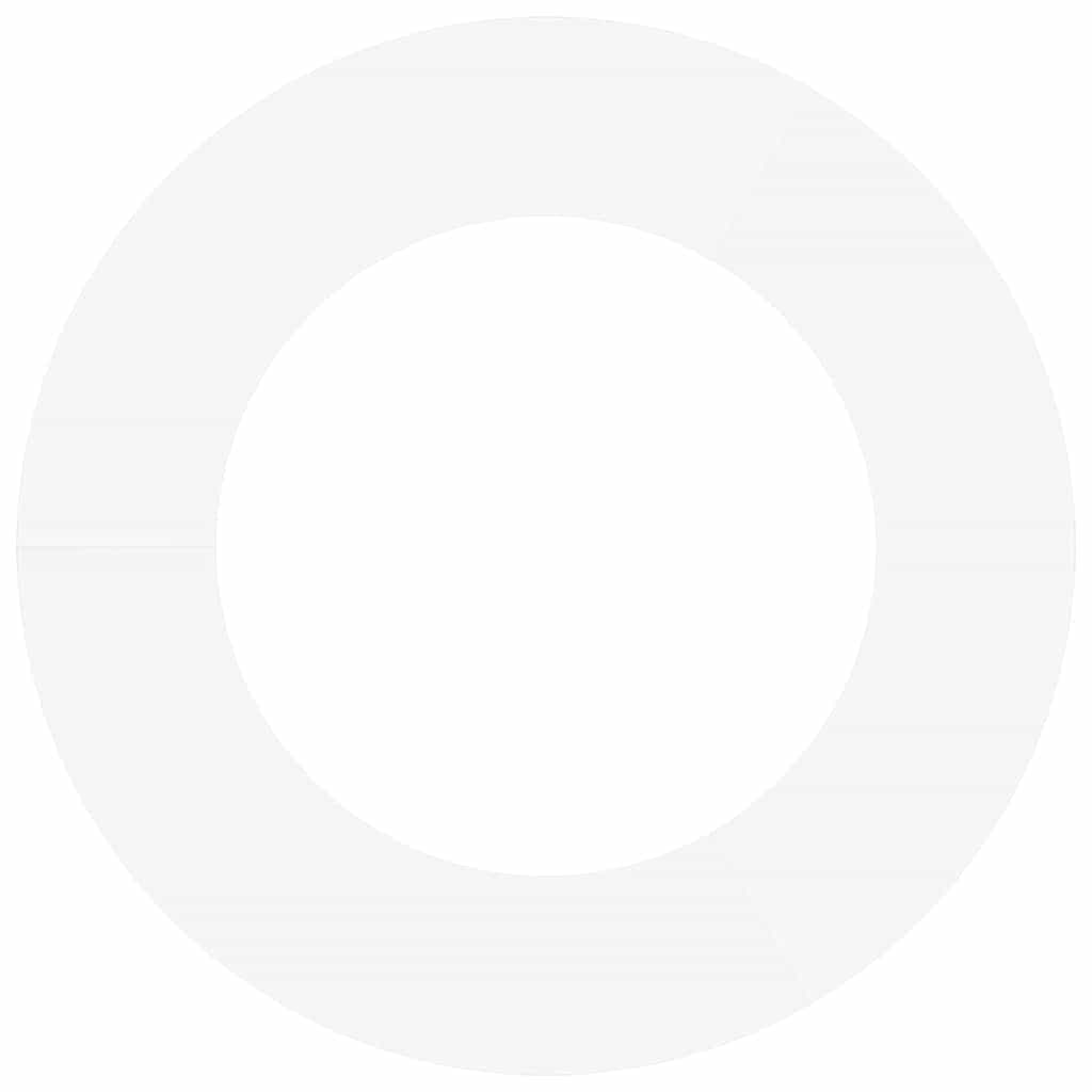 vidaXL κατάλληλο για δαχτυλίδι επίπεδου δέντρου Λευκό Ø50 / 80 εκ.