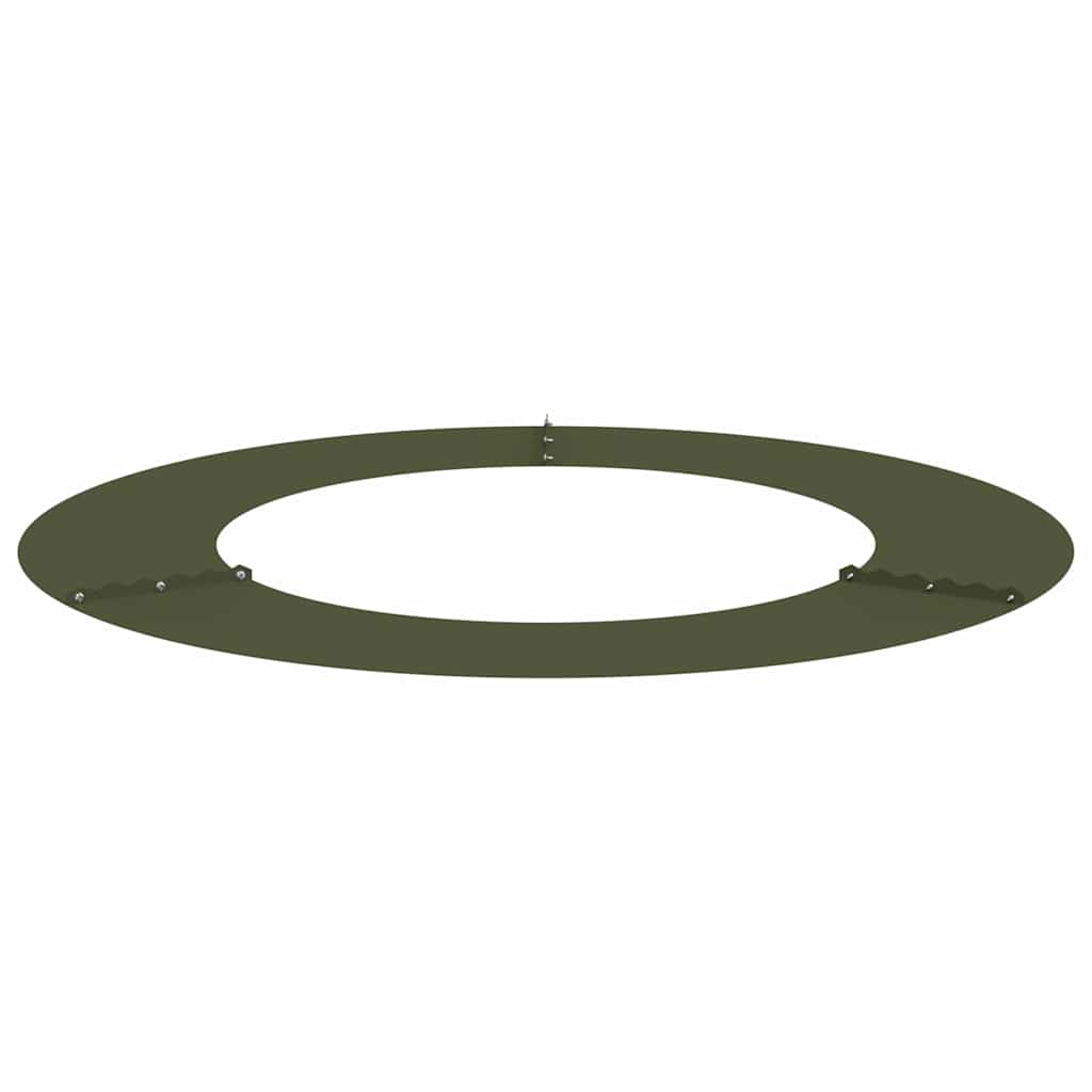 vidaXL κατάλληλο για δαχτυλίδι επίπεδου δέντρου Λαδί Ø50 / 80 εκ. Ατσάλι