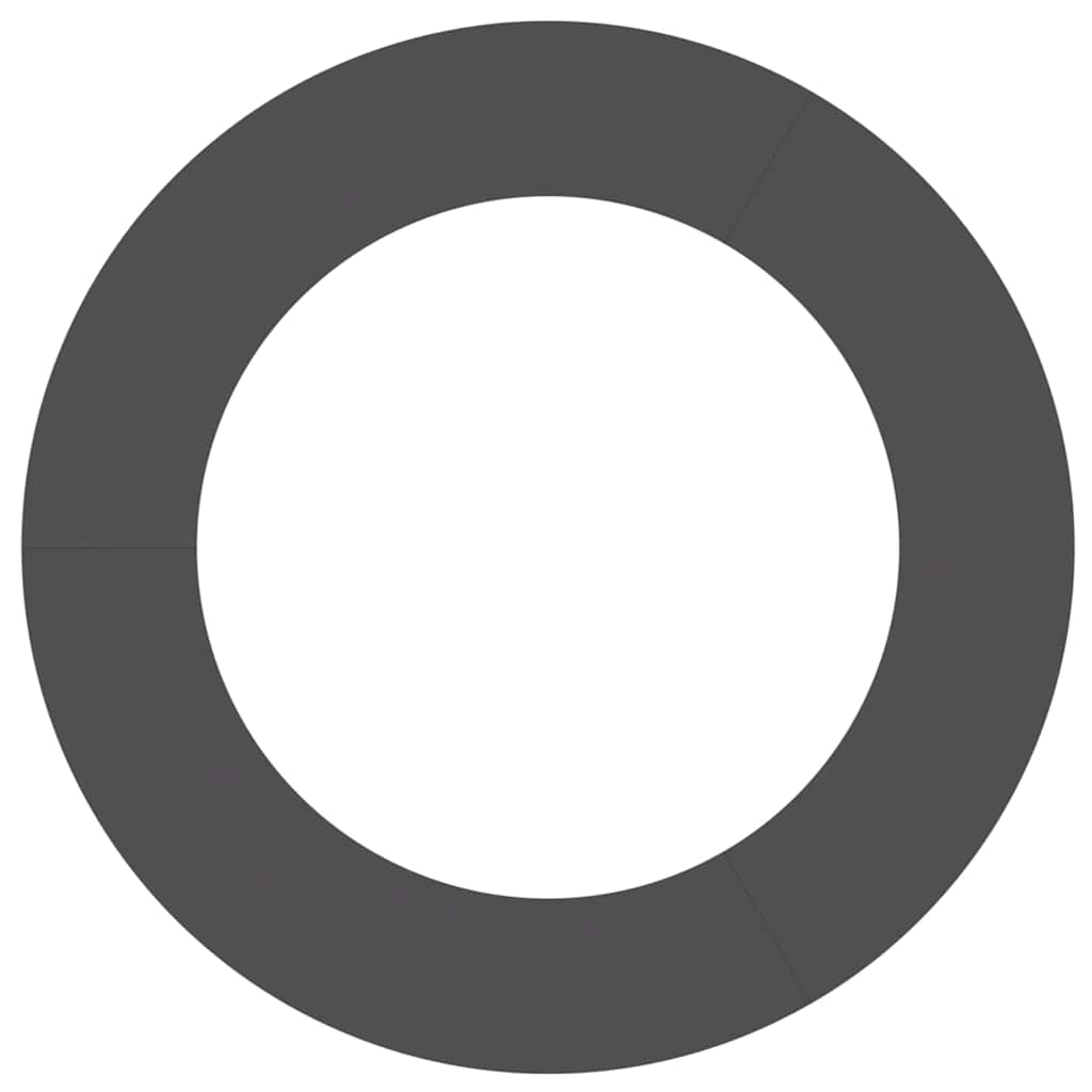 vidaXL κατάλληλο για επίπεδα δαχτυλίδια δέντρου 5 pcs Μαύρο Ø60 / 90 εκ.