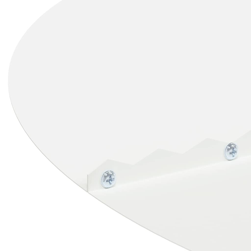 vidaXL κατάλληλο για δαχτυλίδι επίπεδου δέντρου Λευκό Ø60 / 90 εκ.