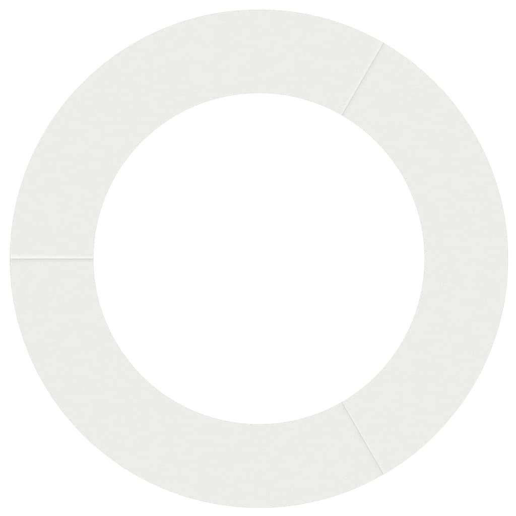 vidaXL κατάλληλο για επίπεδα δαχτυλίδια δέντρου 5 pcs Λευκό Ø60 / 90 εκ.
