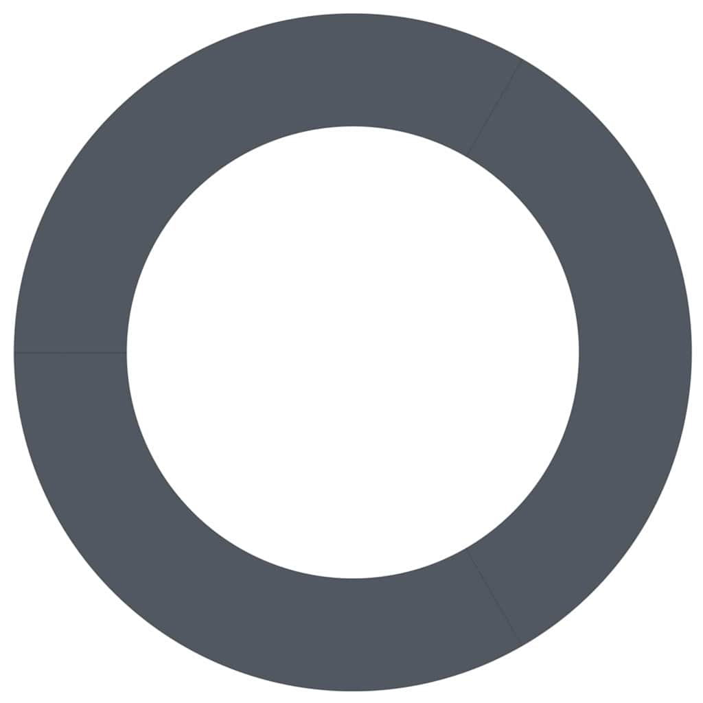 vidaXL κατάλληλο για δαχτυλίδι επίπεδου δέντρου Ανθρακί Ø60 / 90 εκ.