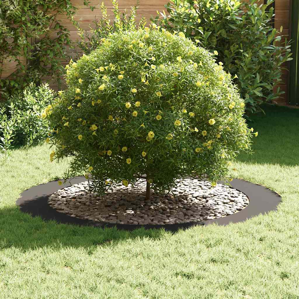 vidaXL κατάλληλο για επίπεδα δαχτυλίδια δέντρου 5 pcs Μαύρο