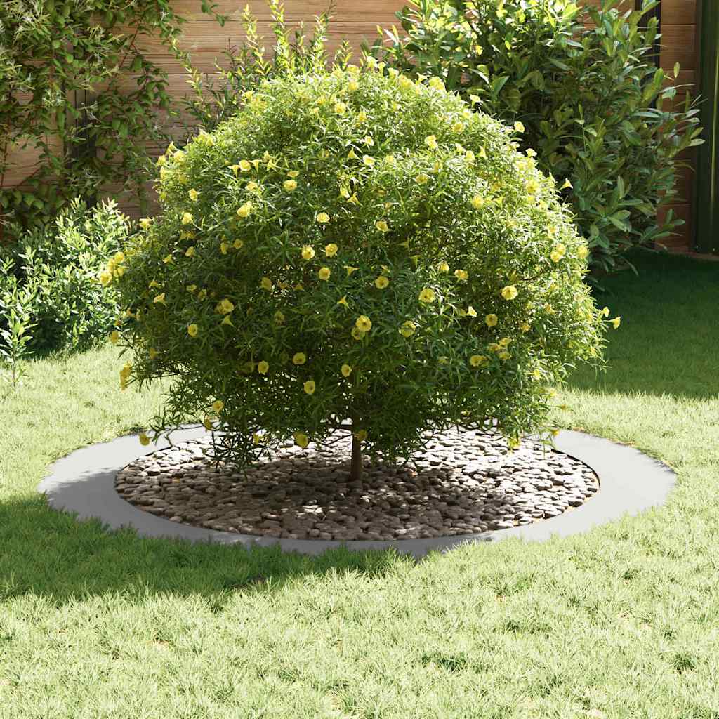 vidaXL κατάλληλο για δαχτυλίδι επίπεδου δέντρου Λευκό Ø90 / 120 εκ.