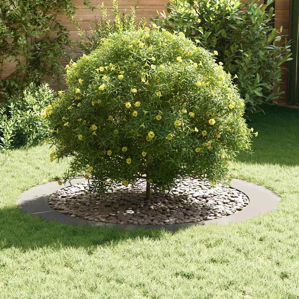 vidaXL κατάλληλο για επίπεδα δαχτυλίδια δέντρου 5 pcs Ασημί