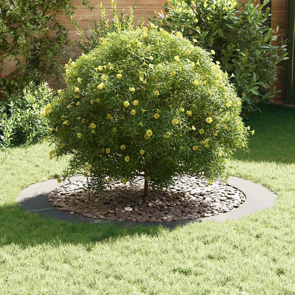 vidaXL κατάλληλο για δαχτυλίδι επίπεδου δέντρου Ασημί Ø90 / 120 εκ.