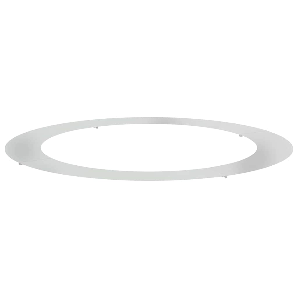 vidaXL κατάλληλο για δαχτυλίδι επίπεδου δέντρου Ασημί Ø90 / 120 εκ.