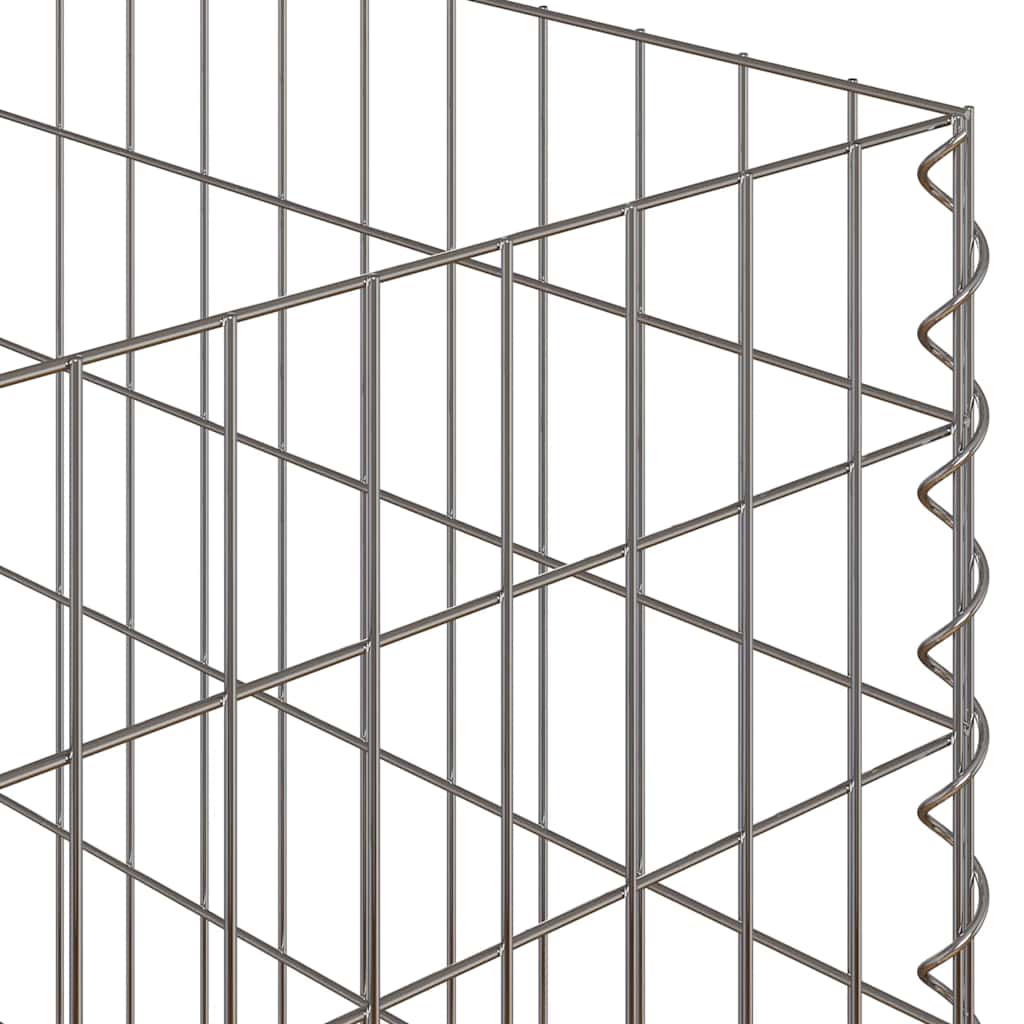 vidaXL Κάδος Κομποστοποίησης Γκρι Ατσάλι