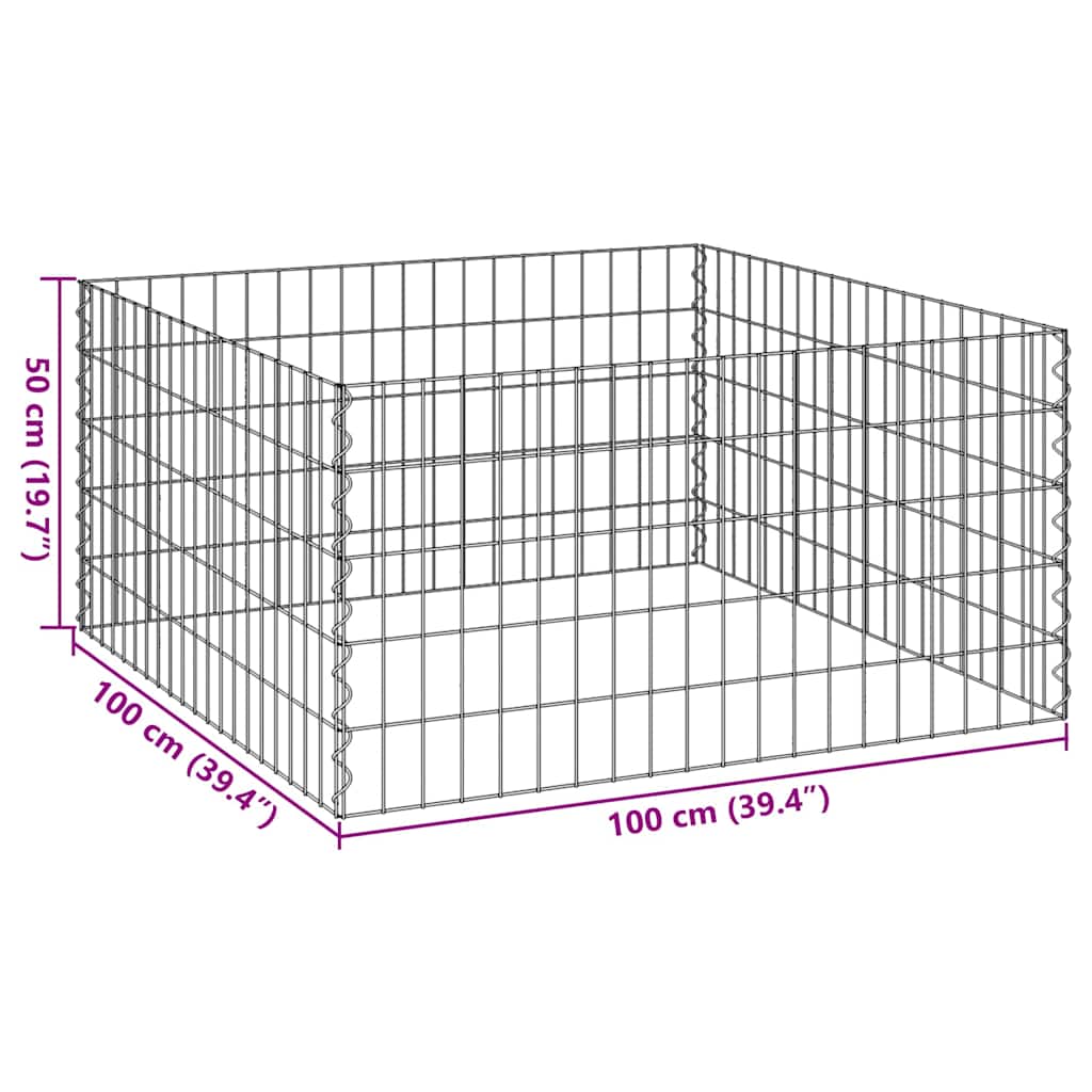 vidaXL Κάδος Κομποστοποίησης Γκρι Ατσάλι