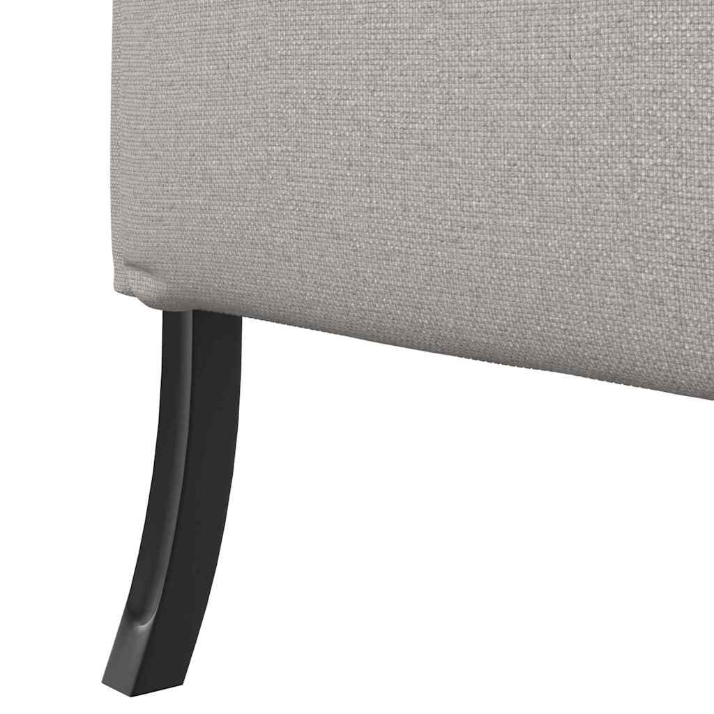 vidaXL Καναπές Υψηλής Πλάτης Σκούρο γκρι 109 x 56 x 121 εκ. ύφασμα