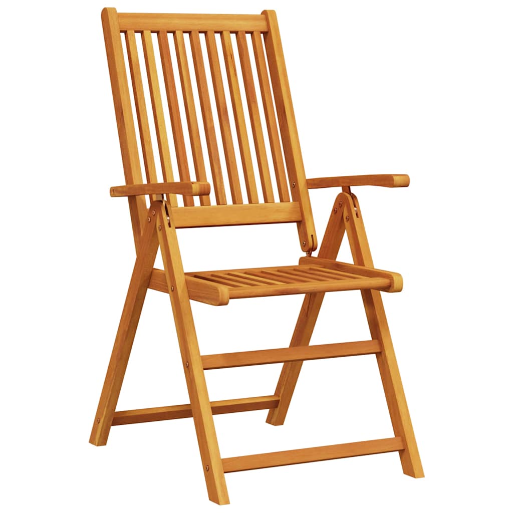 vidaXL Σέτ φαγητού για κήπο 5 pcs Καφέ Μασίφ ξύλο ακακίας