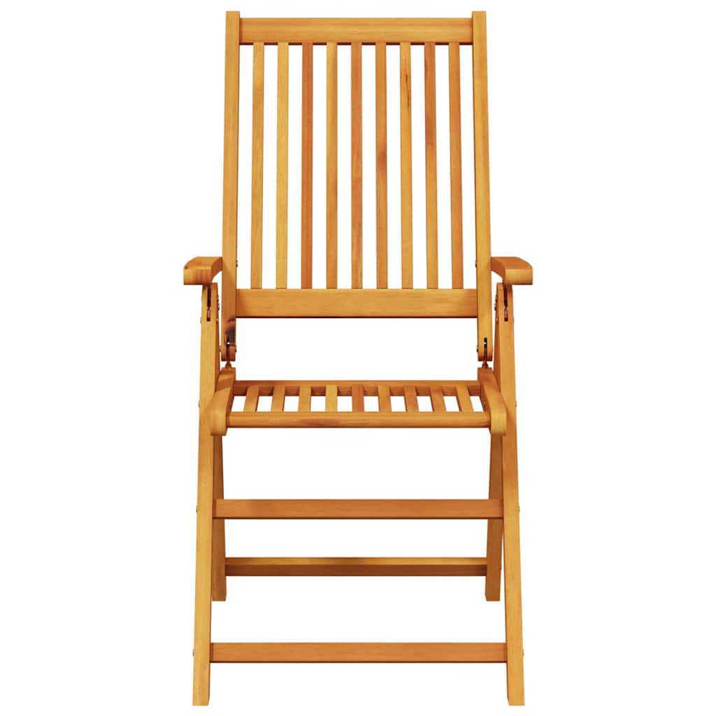 vidaXL Σετ Υπαίθριας Τραπεζαρίας 9 Τεμαχίων από Μασίφ Ξύλο Ακακίας Πτυσσόμενο