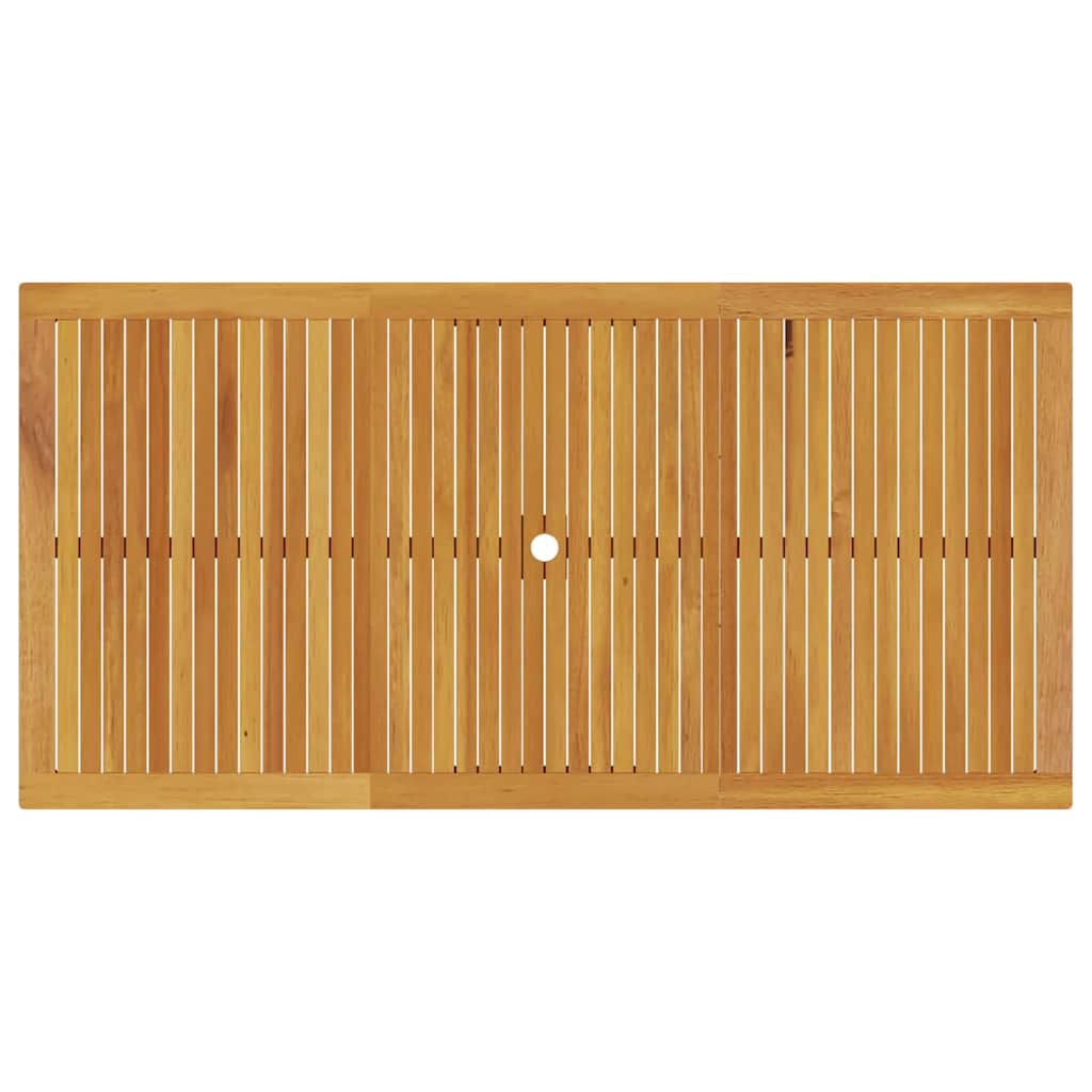 vidaXL Σετ Τραπεζαρίας 9 pcs Φυσικό 200 x 100 x 74 cm