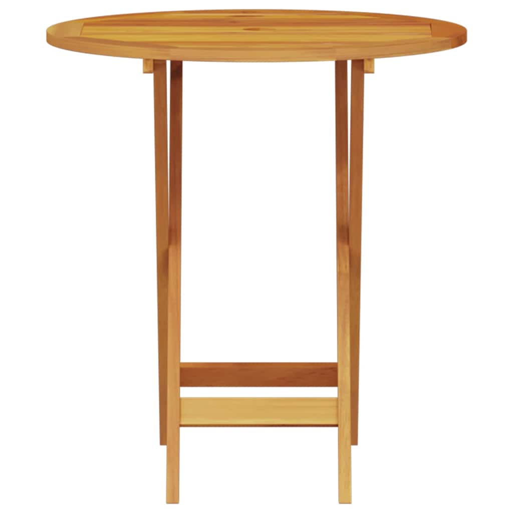 vidaXL Φορητό Σετ Μπιζερί 3 pcs Καφέ Μασίφ ξύλο ακακίας