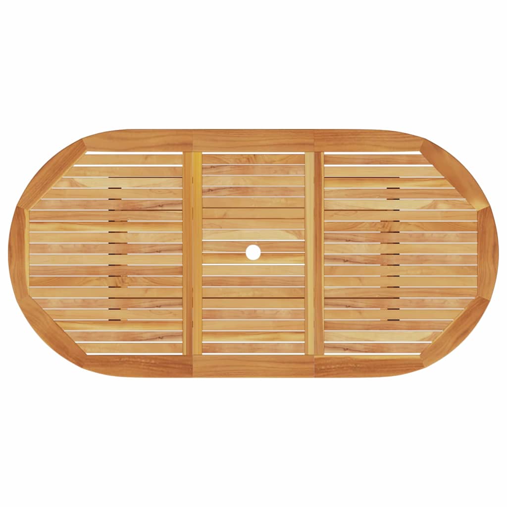 vidaXL Σέτ φαγητού για κήπο 5 pcs Καφέ Μασίφ ξύλο ακακίας