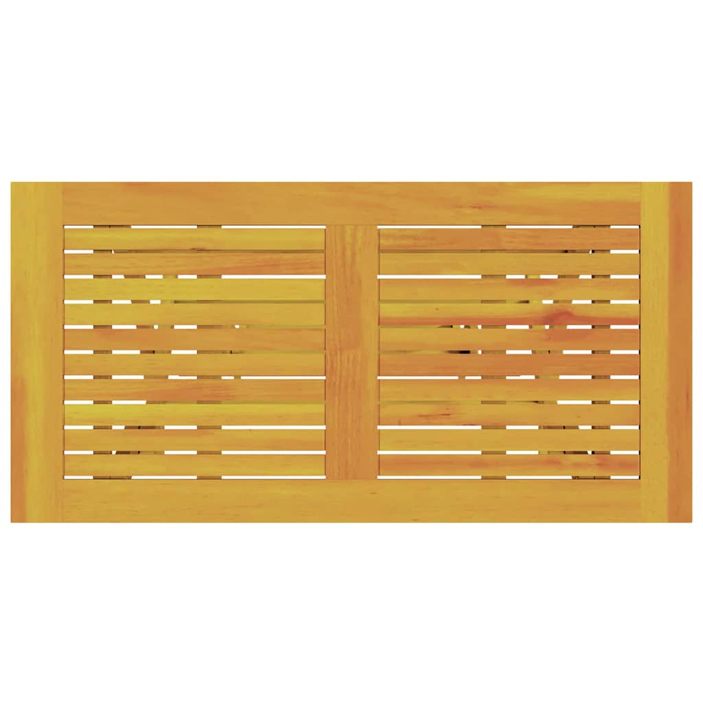 vidaXL Σέτ φαγητού για κήπο 5 pcs Καφέ Στερεό Ξύλο Ακακίας