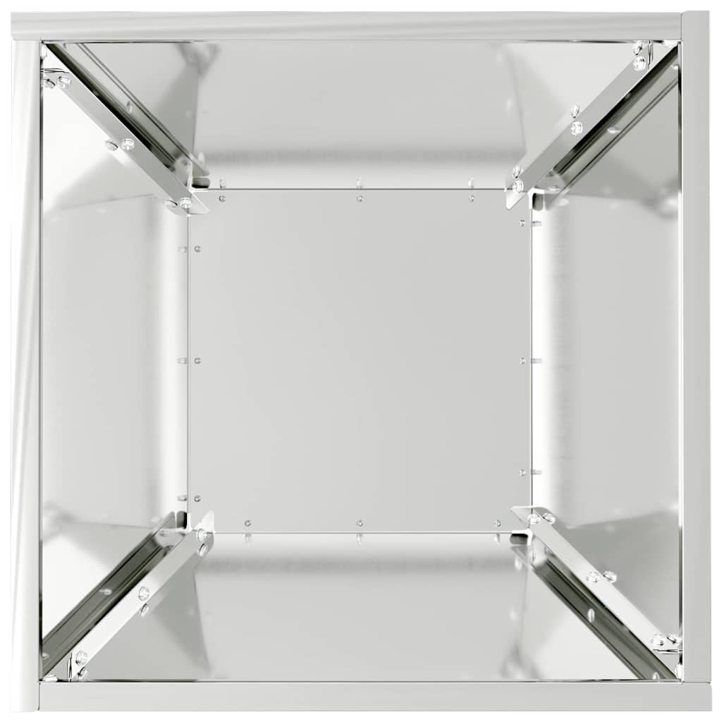 vidaXL Γλάστρα Κήπου 5 τμχ. Ασημί 35 x 35 x 15 εκ.