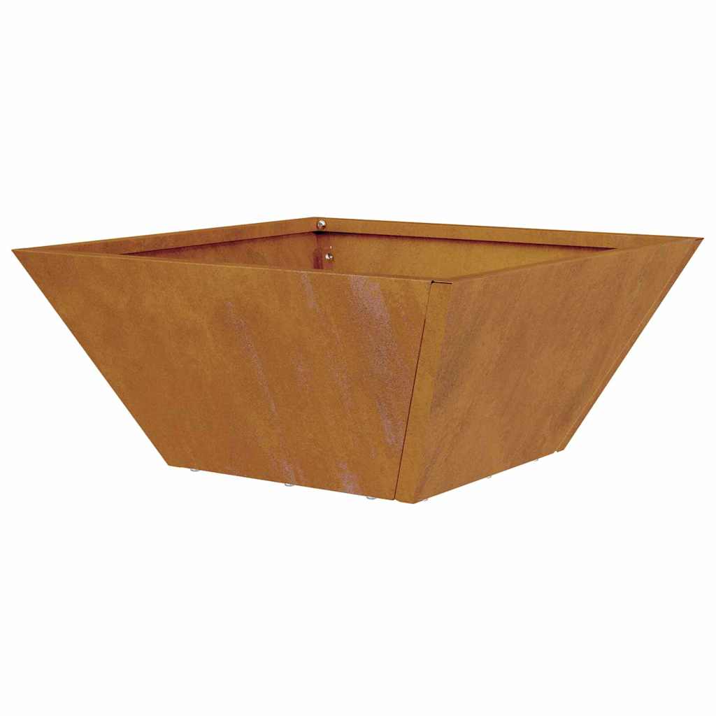 vidaXL Γλάστρα Κήπου Σκ rusty 35 x 35 x 15 εκ.