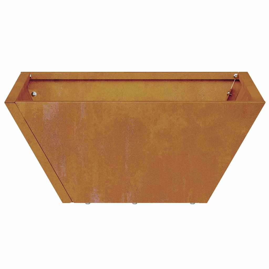 vidaXL Γλάστρα Κήπου 5 pcs Σκ rusty 35 x 35 x 15 εκ.