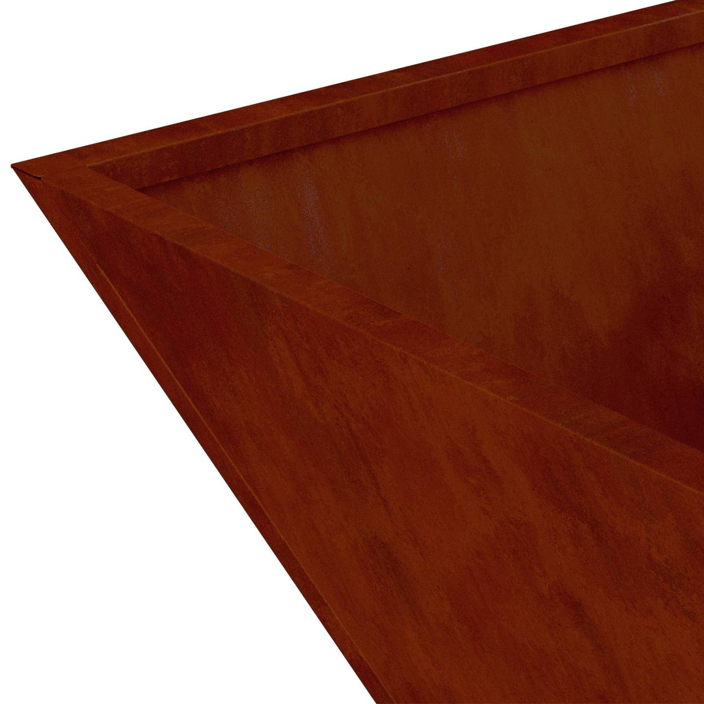 vidaXL Γλάστρα Κήπου Σκ rusty 40 x 40 x 15 cm