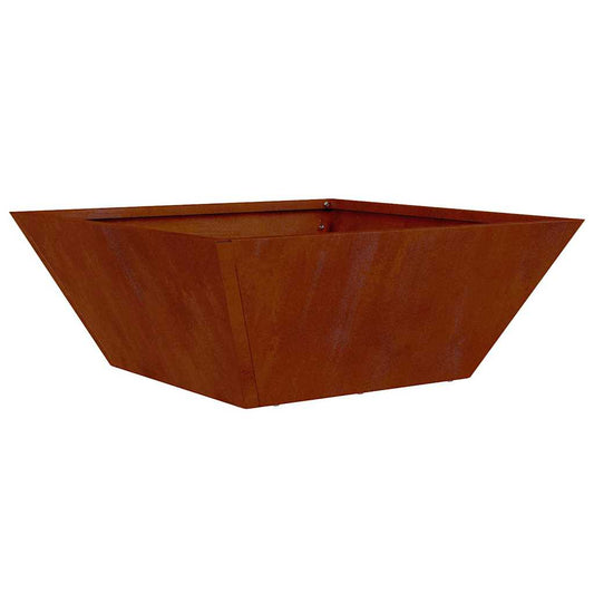 vidaXL Γλάστρα Κήπου Σκ rusty 40 x 40 x 15 cm