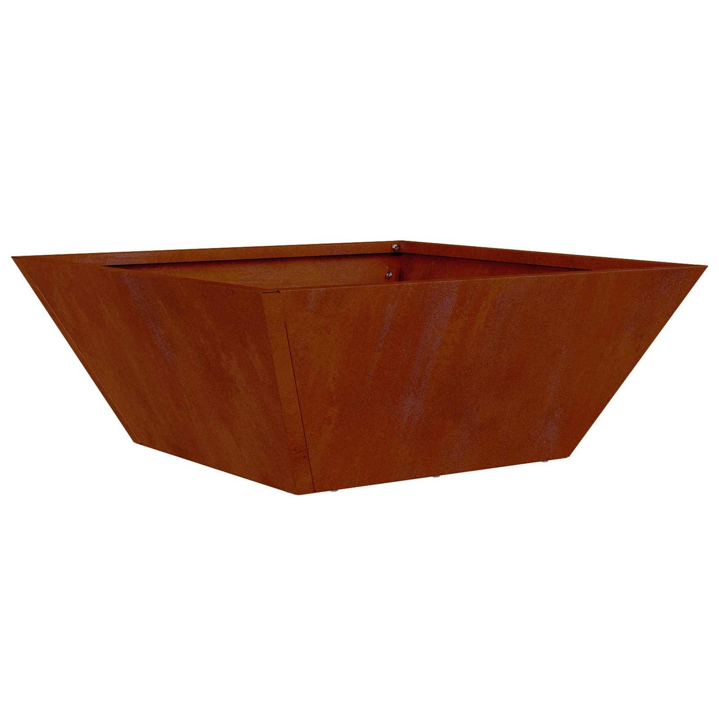 vidaXL Γλάστρα Κήπου Σκ rusty 40 x 40 x 15 cm