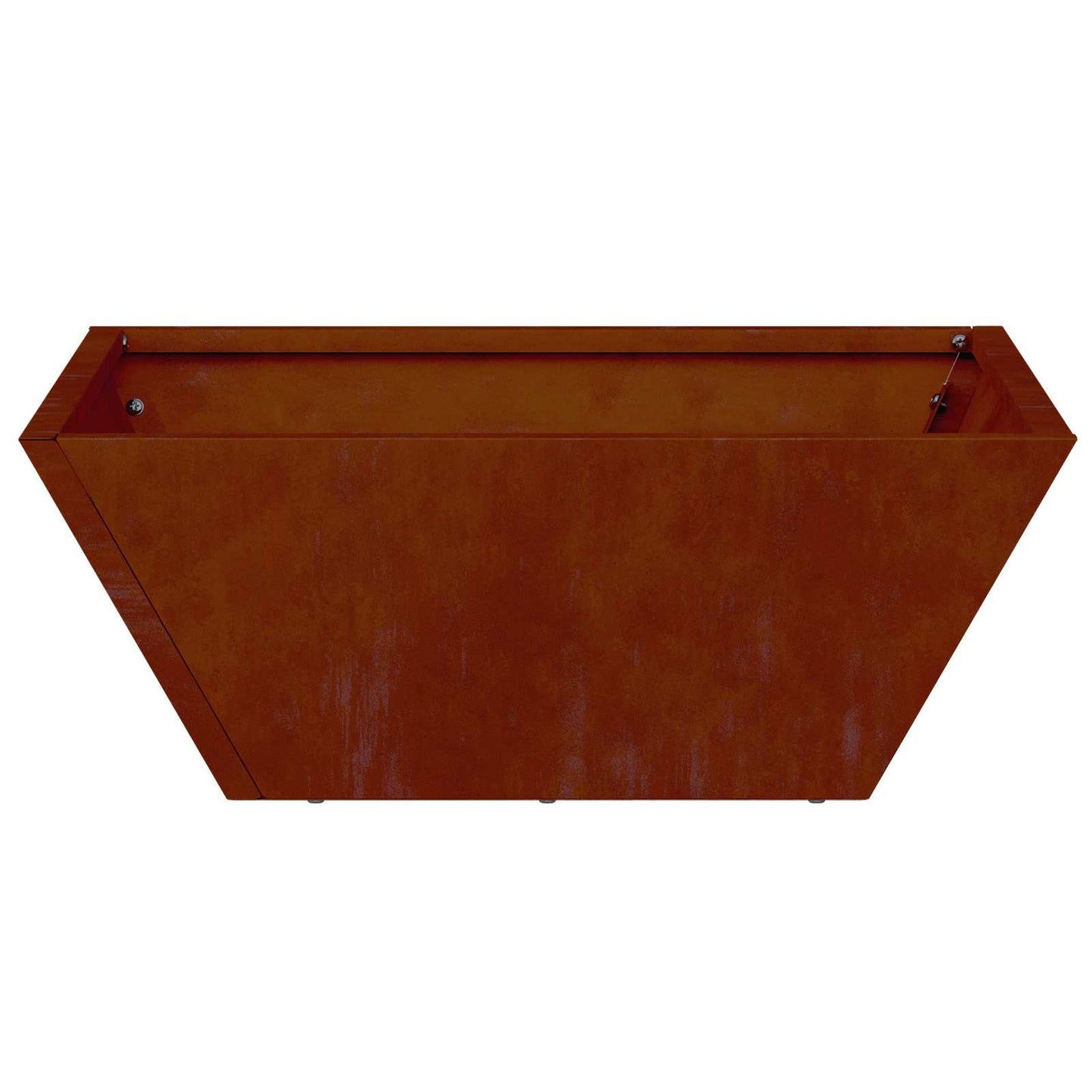 vidaXL Γλάστρα Κήπου Σκ rusty 40 x 40 x 15 cm