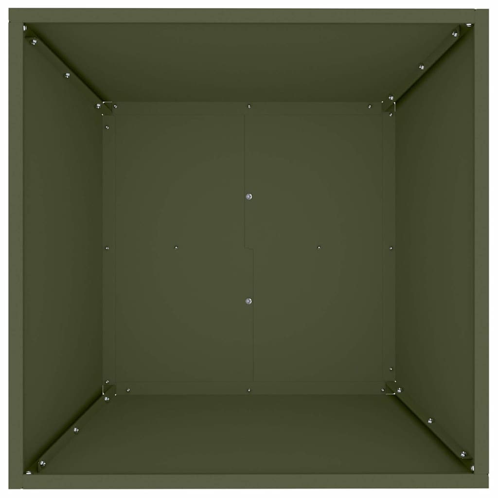 vidaXL Γλάστρα Κήπου Ελιά Πράσινη 50 x 50 x 15 cm