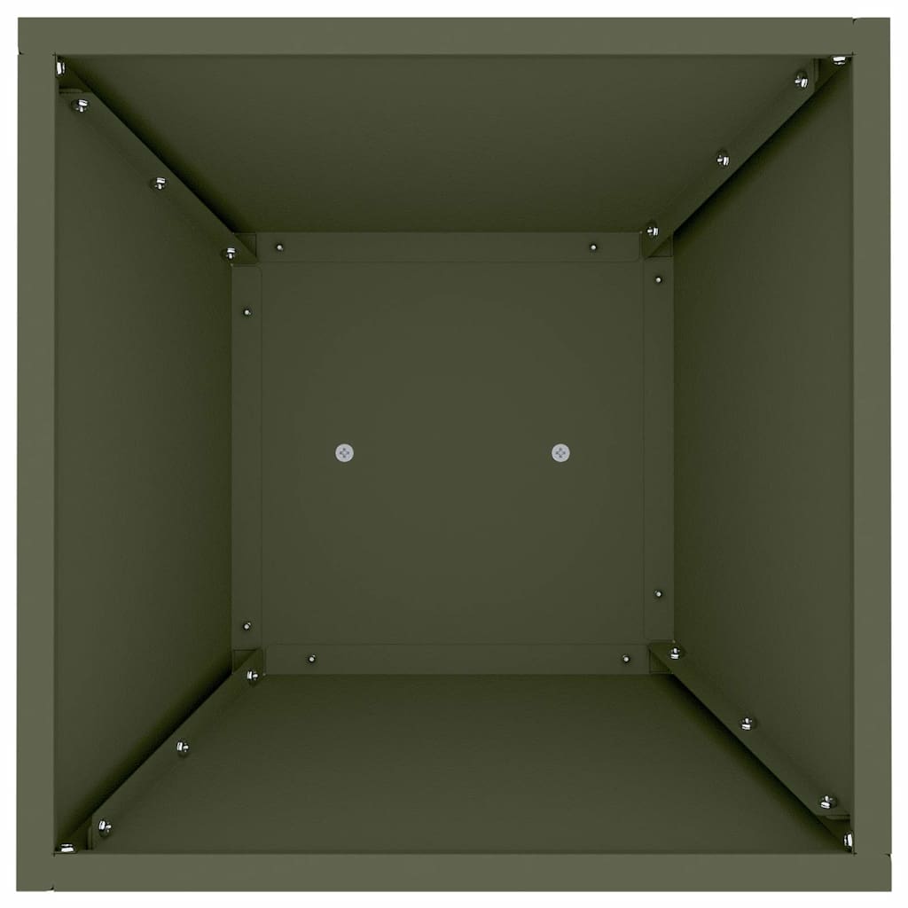 vidaXL Γλάστρα Πυλώνας 2 pcs Ελιά 35 x 35 x 73 εκ.