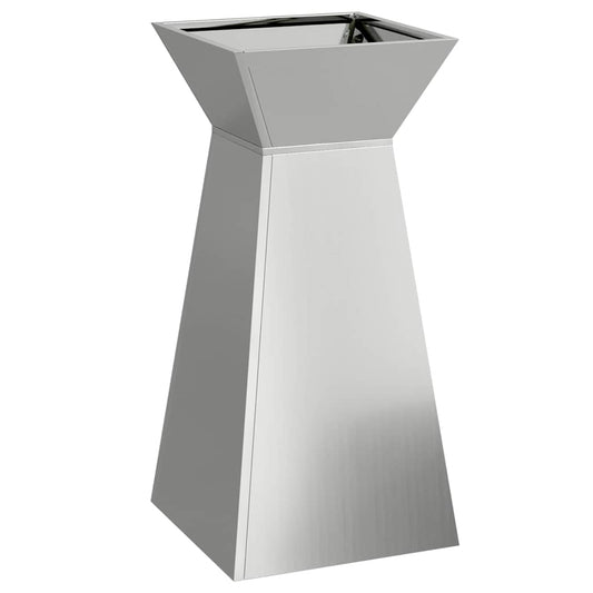 vidaXL Γλάστρα Πυλώνας Ασημί 35 x 35 x 73 εκ.