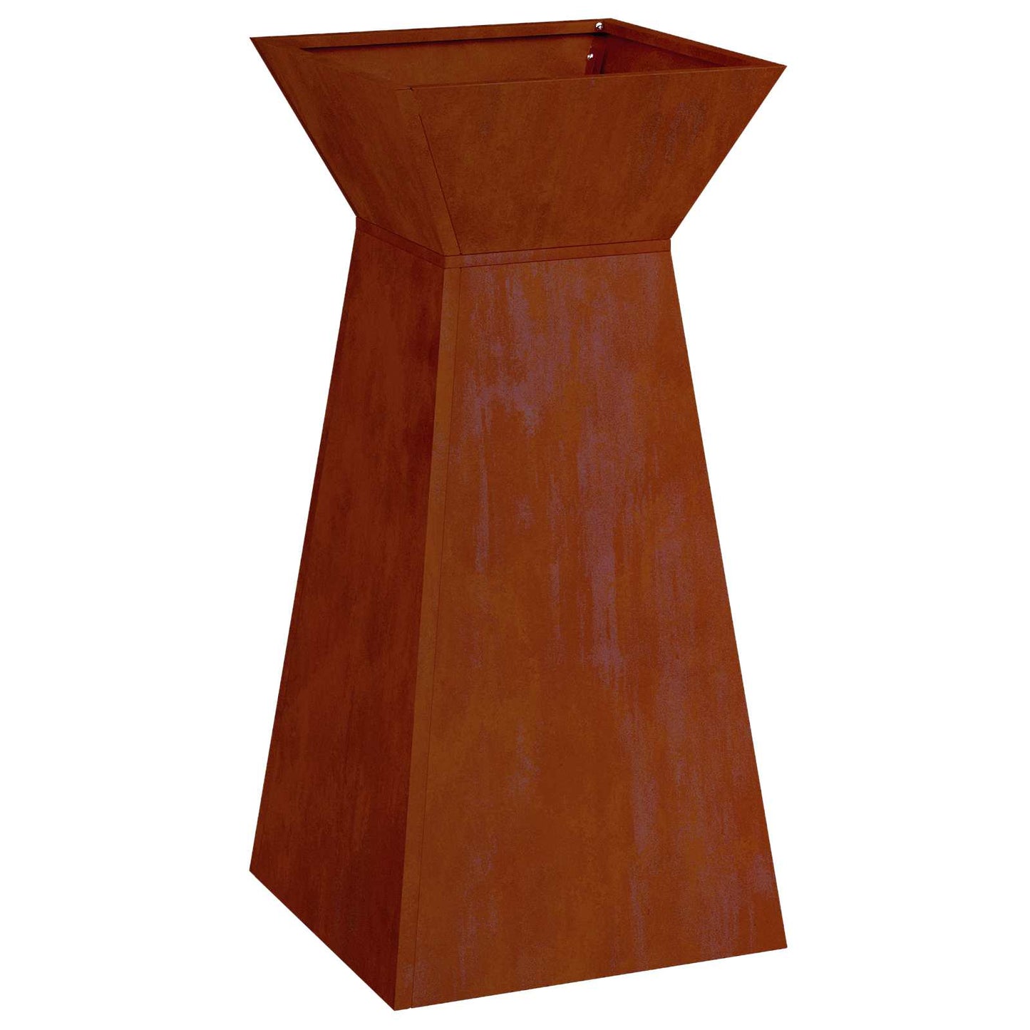 vidaXL Γλάστρα Πυλώνας Ασημί 35 x 35 x 73 εκ.
