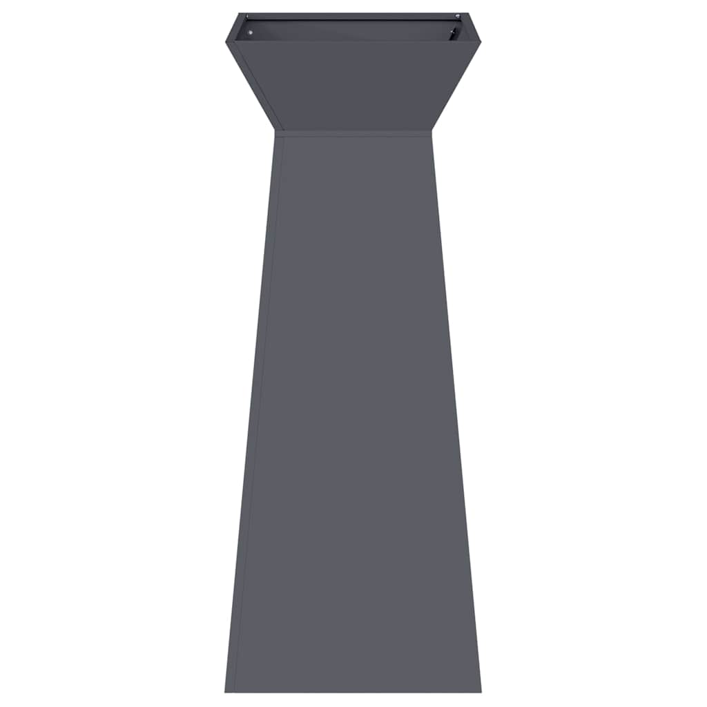 vidaXL Γλάστρα Πυλώνας Ανθρακί 40 x 40 x 100 cm