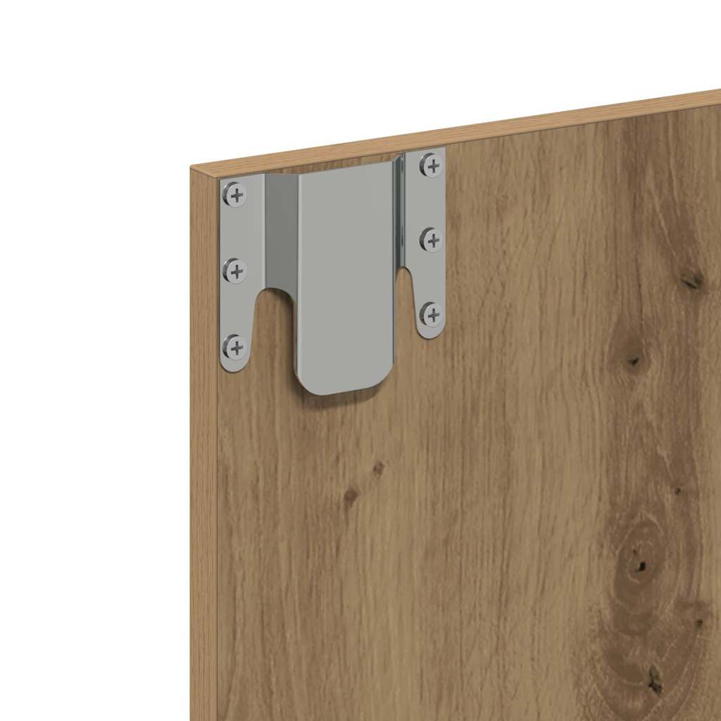 vidaXL Ντουλάπα Καθρέφτη με ράφι Artisan Oak 60 x 31,5 x 62 εκ