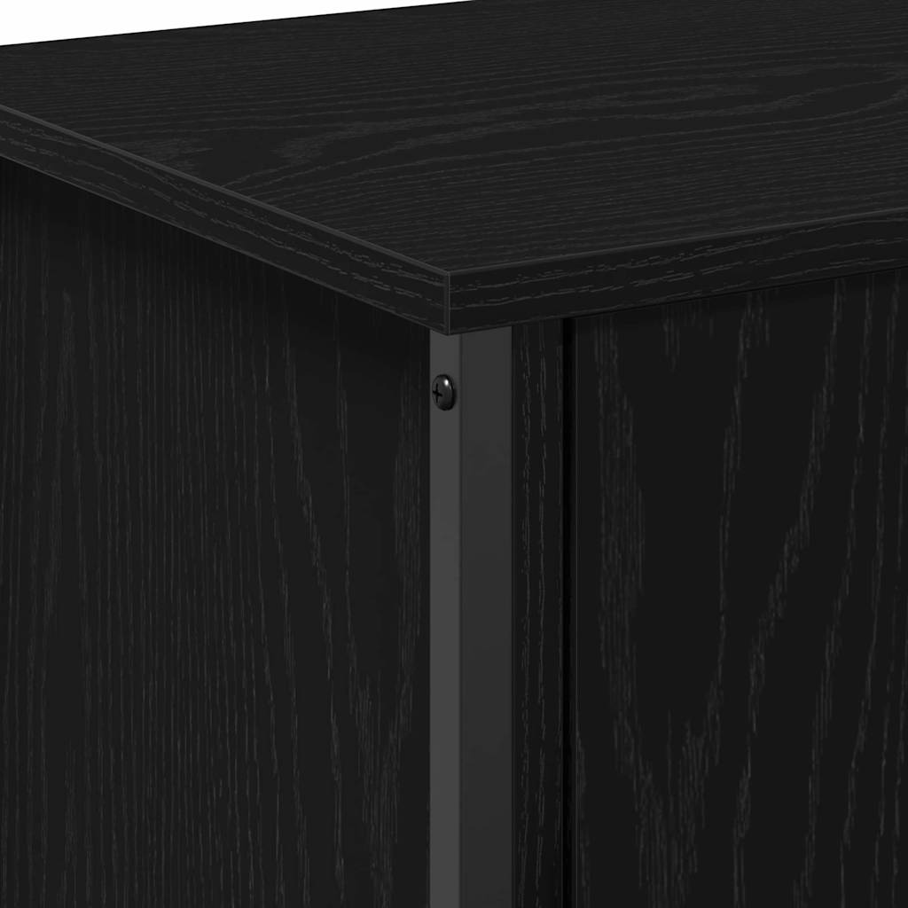 vidaXL Ντουλάπι TV Μαύρη Οξυά 60 x 35 x 45 εκ. Επεξεργασμένο ξύλο