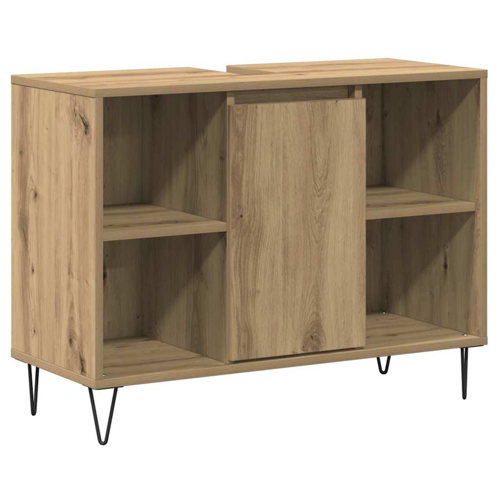 vidaXL Ντουλάπι Μπάνιου Artisan Oak 80 x 33 x 60 εκ Επεξεργασμένο ξύλο