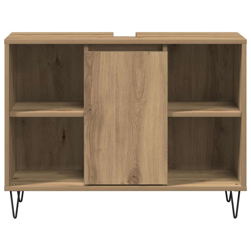 vidaXL Ντουλάπι Μπάνιου Artisan Oak 80 x 33 x 60 εκ Επεξεργασμένο ξύλο