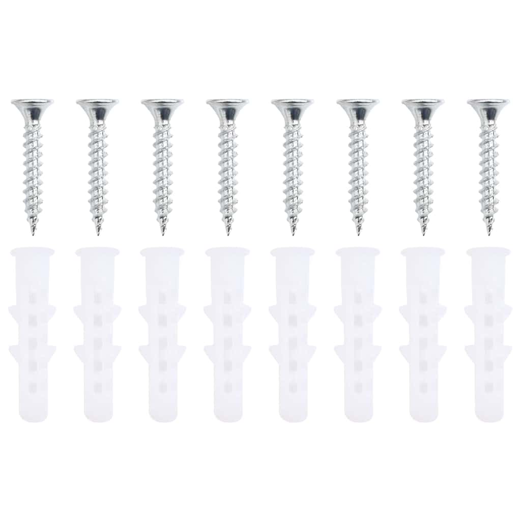 vidaXL Ράφι Πετσέτας Μαύρο 61 x 23 x 17 εκ Ανοξείδωτο ατσάλι