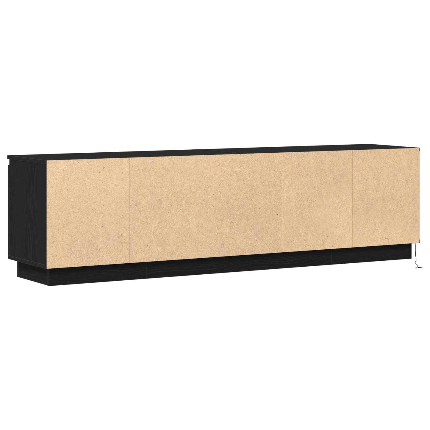 vidaXL Ντουλάπι TV Μαύρη Οξυά 180 x 38 x 49 εκ Επεξεργασμένο ξύλο