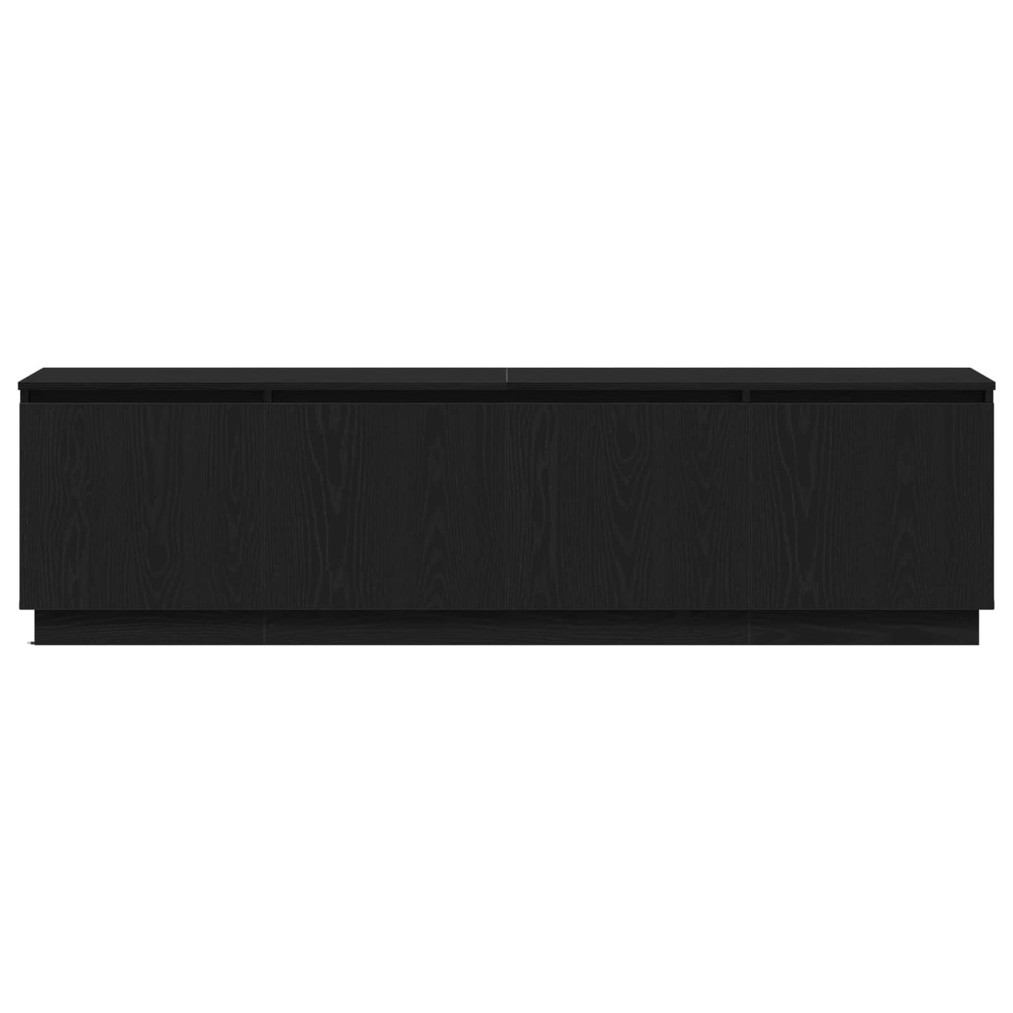 vidaXL Ντουλάπι TV Μαύρη Οξυά 180 x 38 x 49 εκ Επεξεργασμένο ξύλο