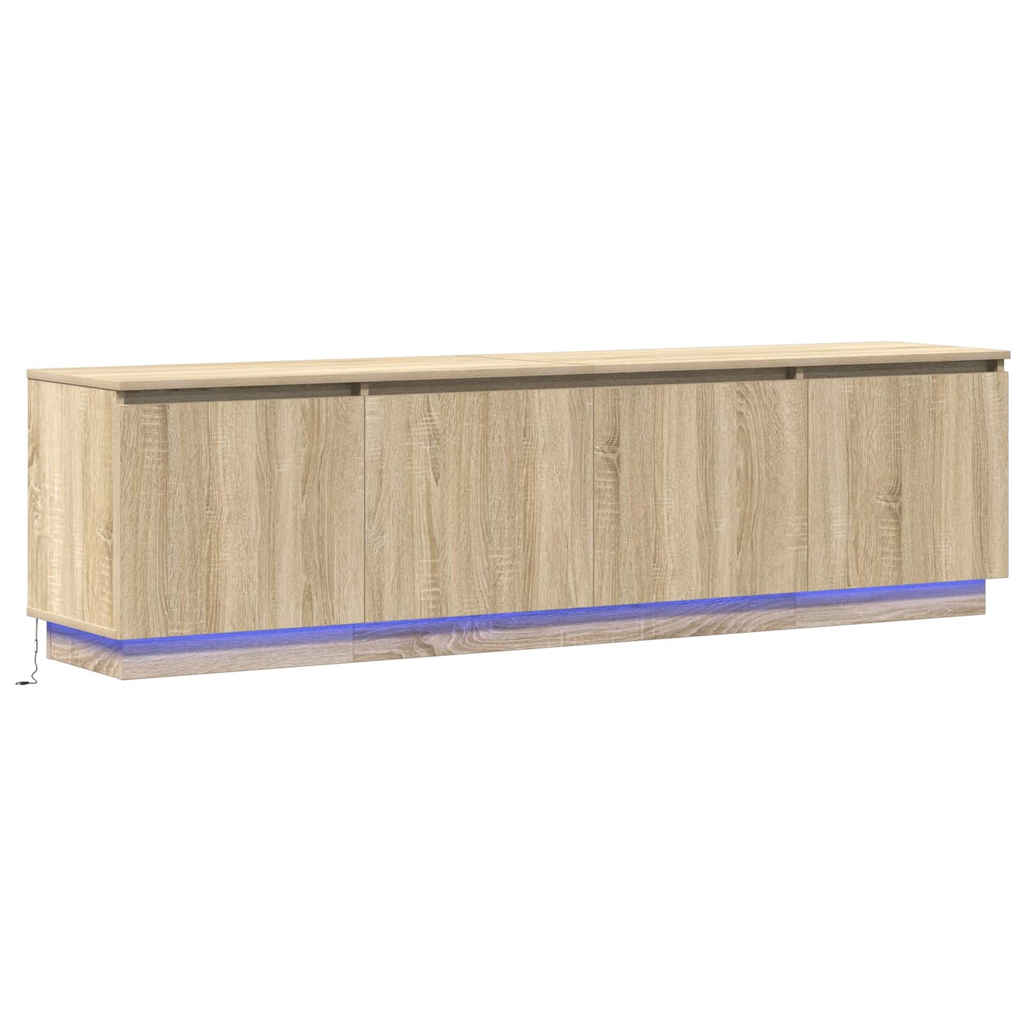 vidaXL Ντουλάπι TV Δρύς Sonoma 180 x 38 x 49 εκ Επεξεργασμένο ξύλο