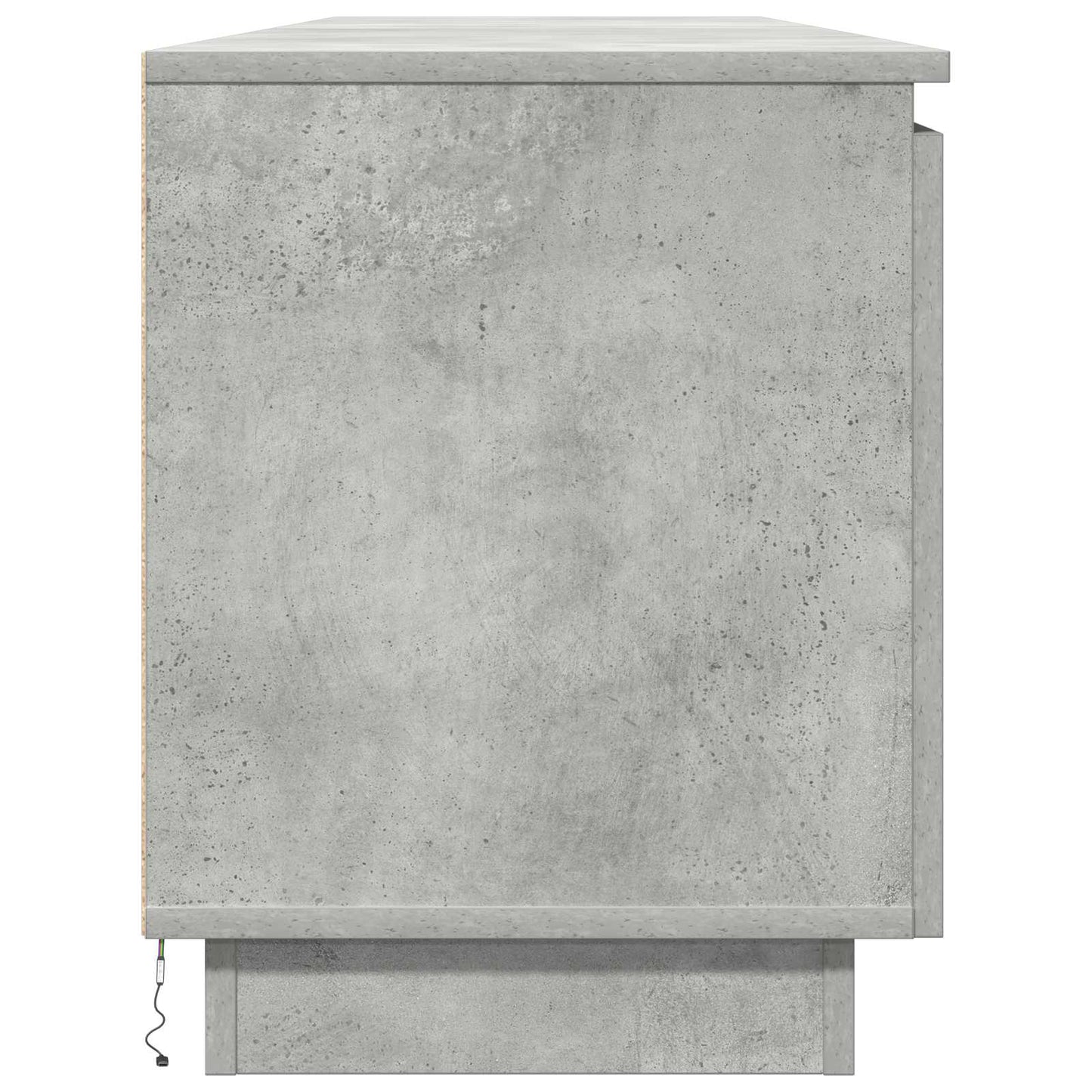vidaXL Ντουλάπι TV 180 x 38 x 49 εκ Σκυρόδεμα Γκρι Επεξεργασμένο Ξύλο