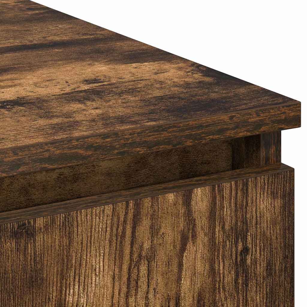 vidaXL Ντουλάπι TV Καπνιστό Δρύς 180 x 38 x 49 εκ Επεξεργασμένο ξύλο