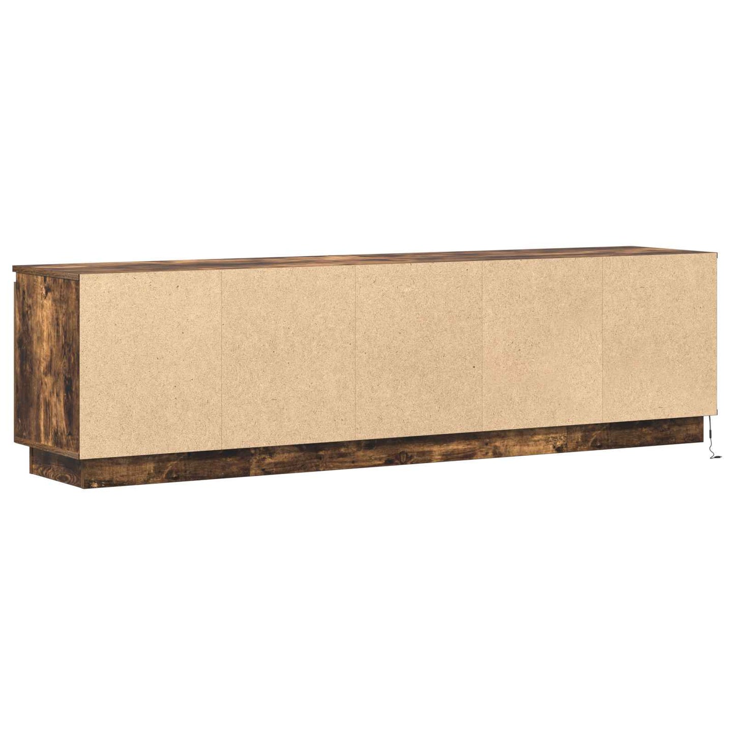 vidaXL Ντουλάπι TV Καπνιστό Δρύς 180 x 38 x 49 εκ Επεξεργασμένο ξύλο