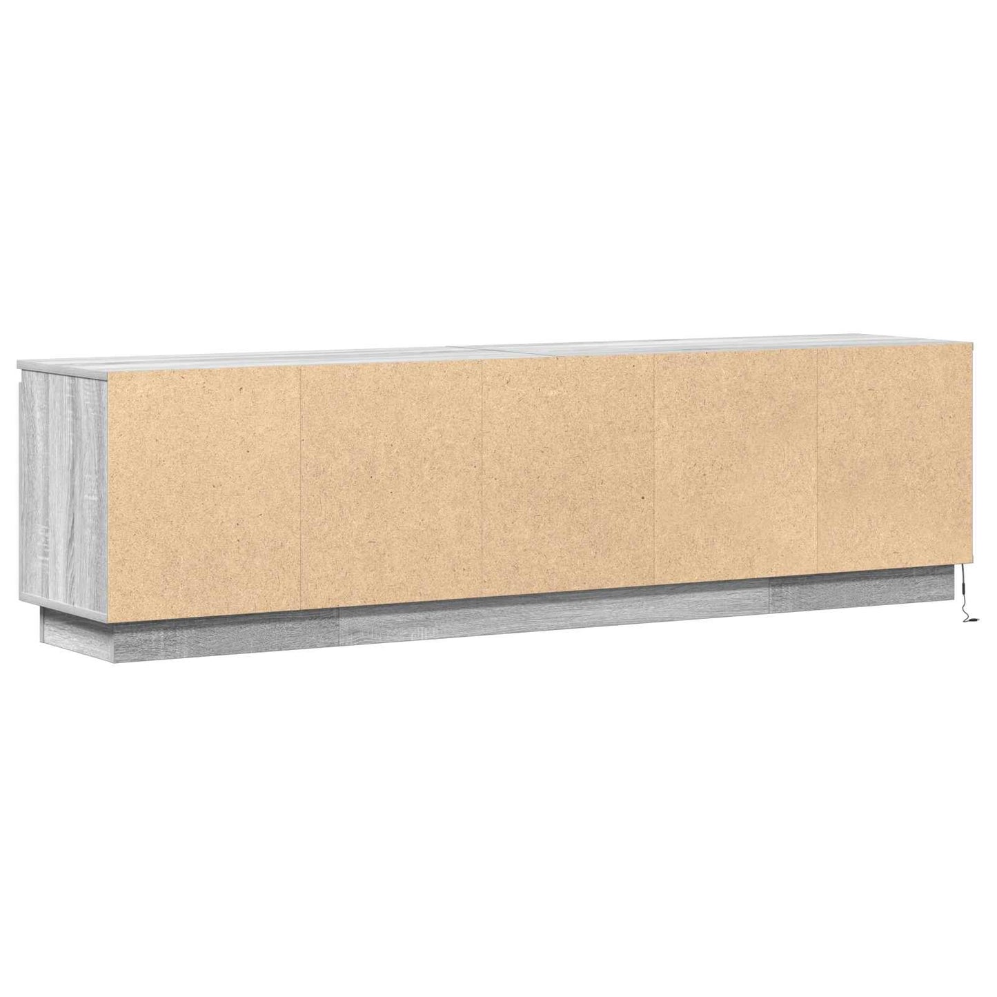 vidaXL Ντουλάπι TV 180 x 38 x 49 εκ Γκρίζο Σονομα Επεξεργασμένο Ξύλο