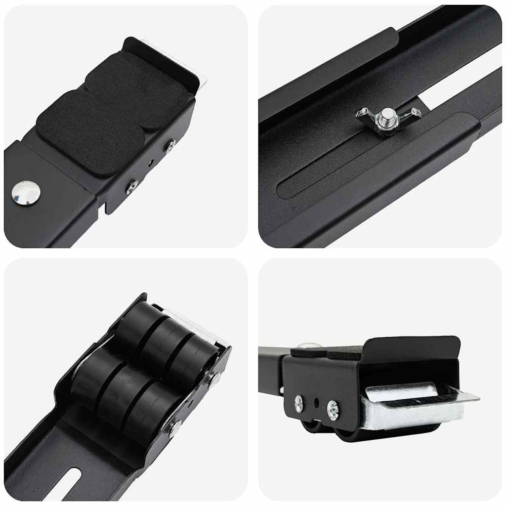 vidaXL Βάση Πλυντηρίου με Τροχούς 2 τεμ Μήκος 46-71 εκ. 300 κιλά