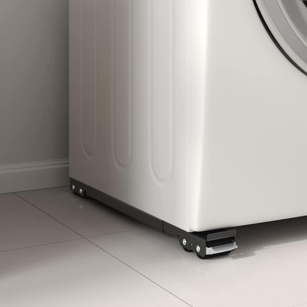 vidaXL Βάση Πλυντηρίου με Τροχούς 2 τεμ Μήκος 46-71 εκ. 300 κιλά